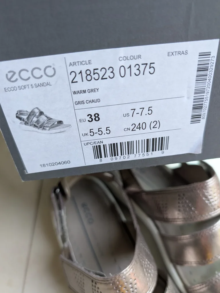 ECCO Soft Sandals - Warm Grey image indicator(2)