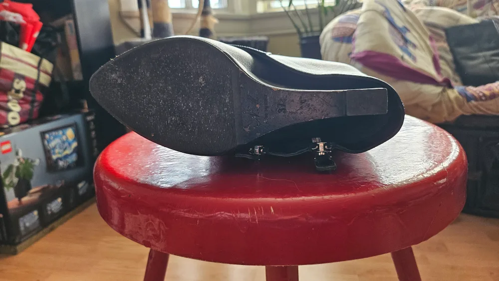 Nando Muzi Navy Blue Leather Mid-Calf Wedge Boots image indicator(4)