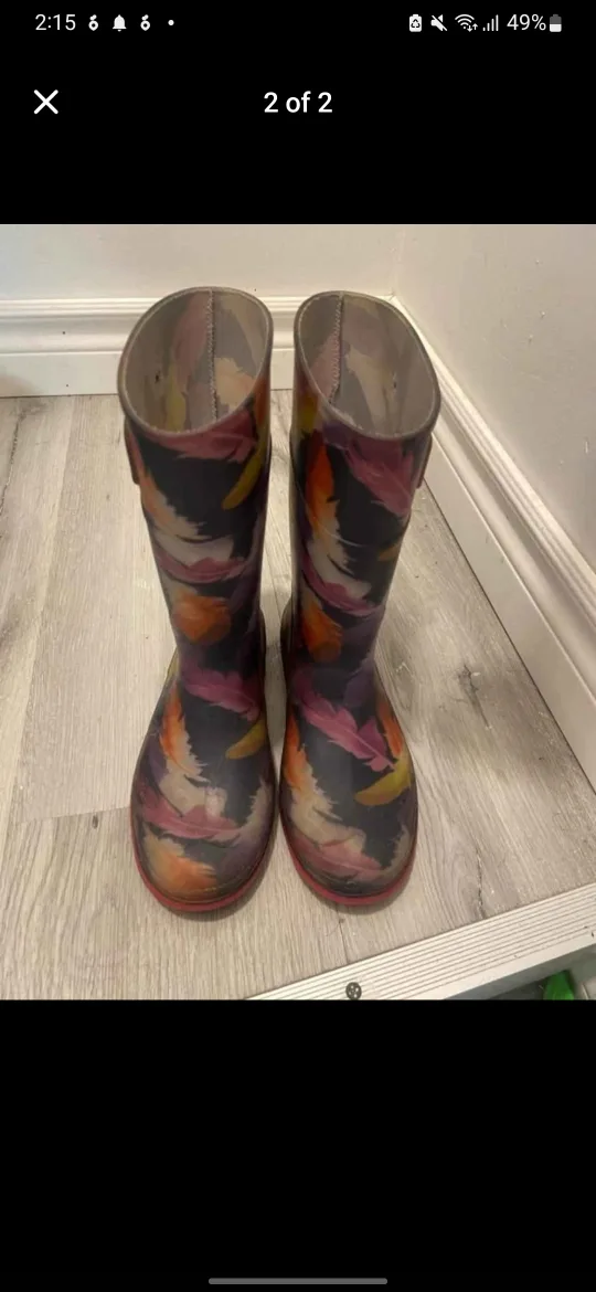 Patterned Rain Boots thumbnail