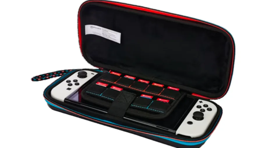 Nintendo Switch OLED bundle (hard cases, earbuds, SD card) image indicator(3)