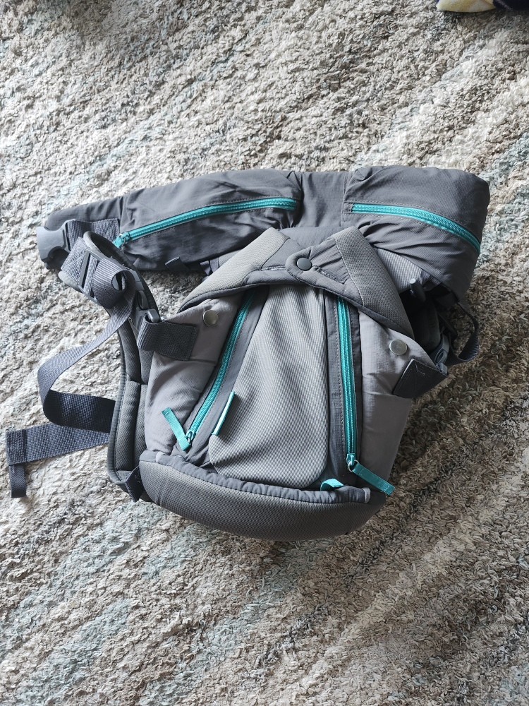 Infantino Baby Carrier - Grey & Teal #freecycle