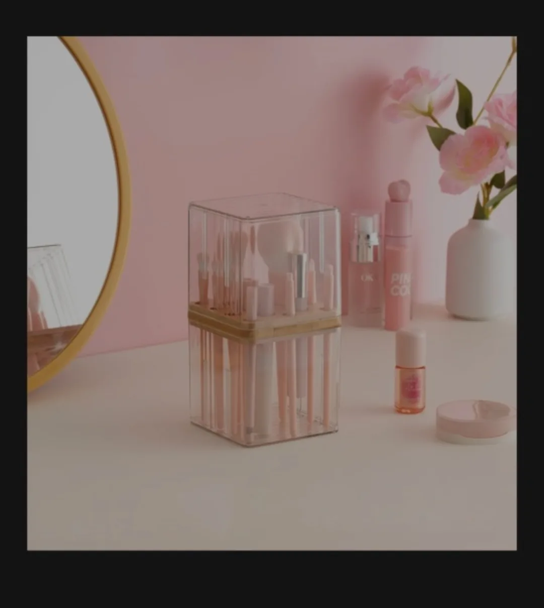 Makeup Brush Holder with Cover image indicator(4)