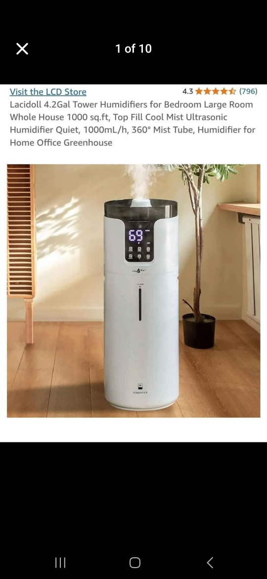 Lacidoll Tower Humidifier