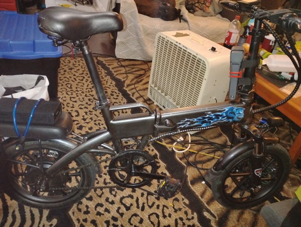 Folding Electric Bike - Black