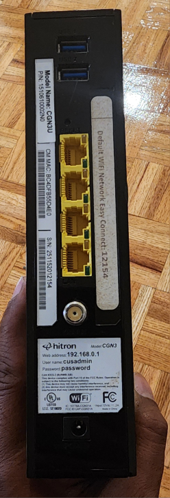 Hitron CGN3 Advanced Wi-Fi Modem - photo 2