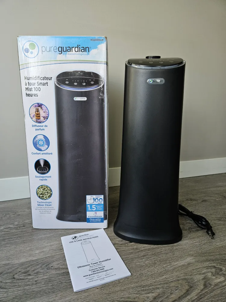 PureGuardian Ultrasonic Tower Humidifier thumbnail