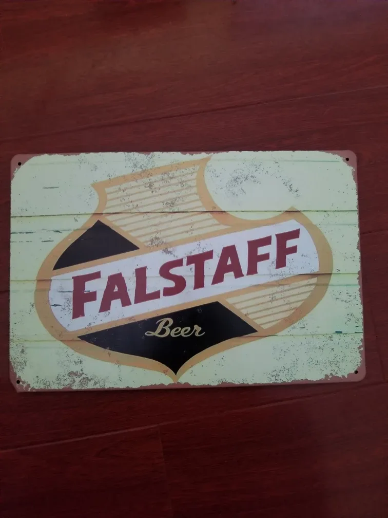 Falstaff Beer Metal Sign thumbnail