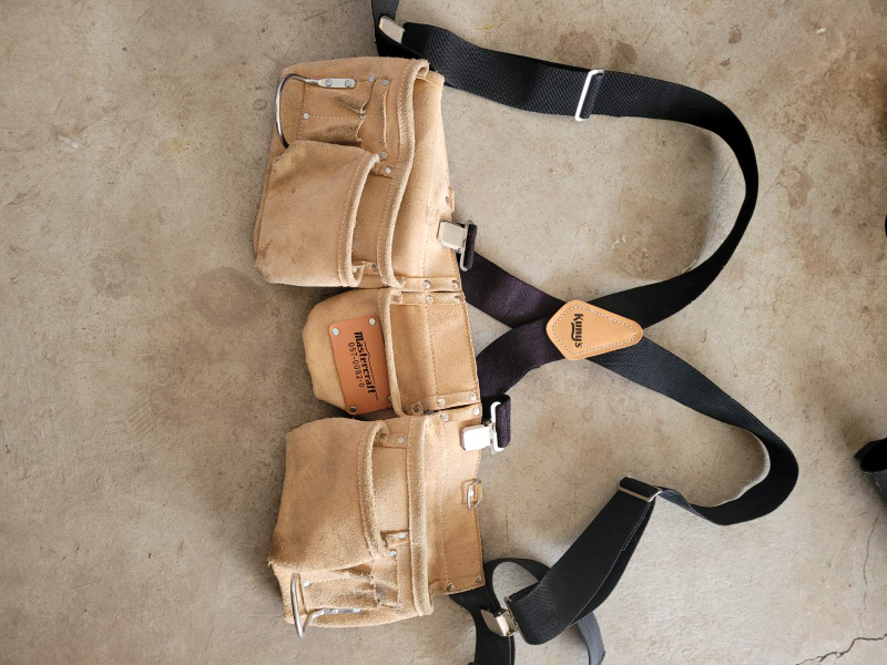 Tool Belt with Suspenders