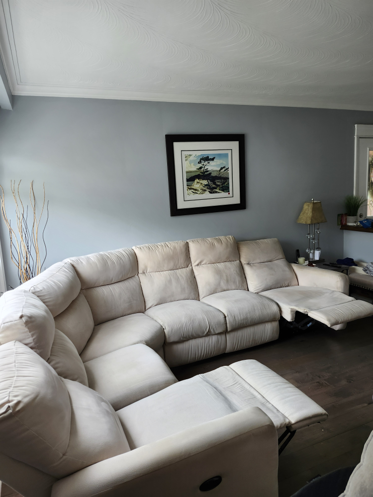 Cream Coloured Sectional Sofa - photo 3