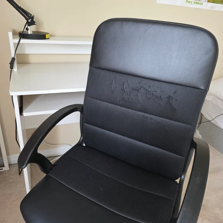 Set of White Desk and LED Lamp image indicator(5)