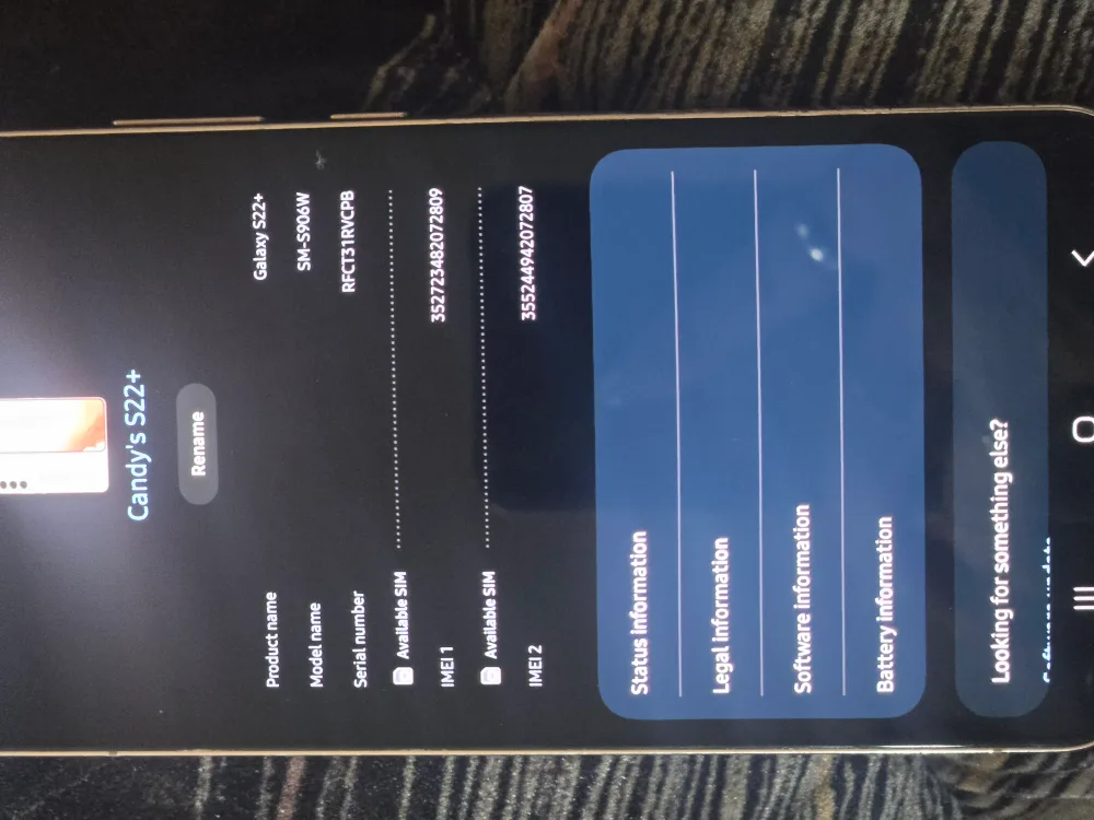 Samsung Galaxy S22+ SM-S906W image indicator(5)