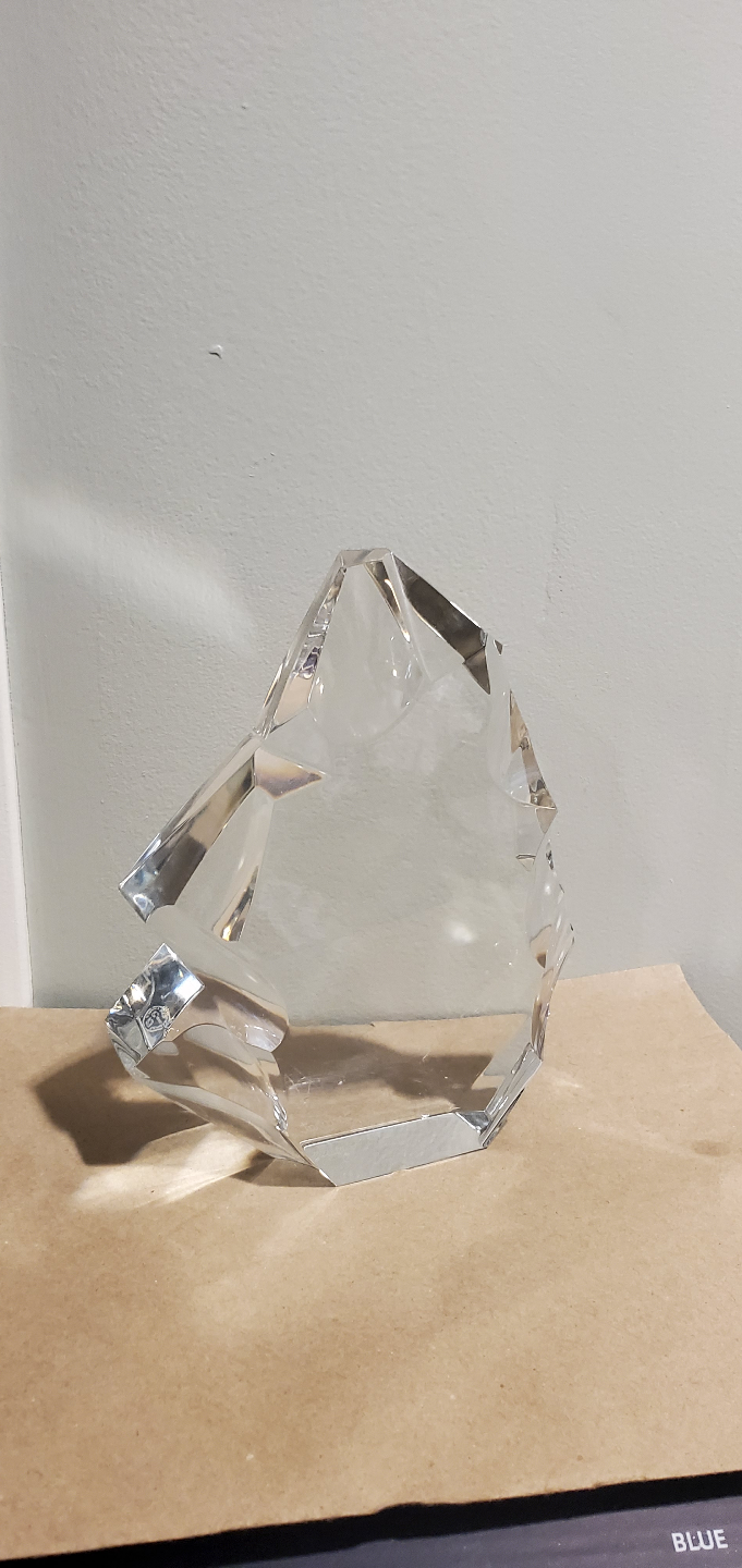 Baccarat Crystal Sculpture heavy