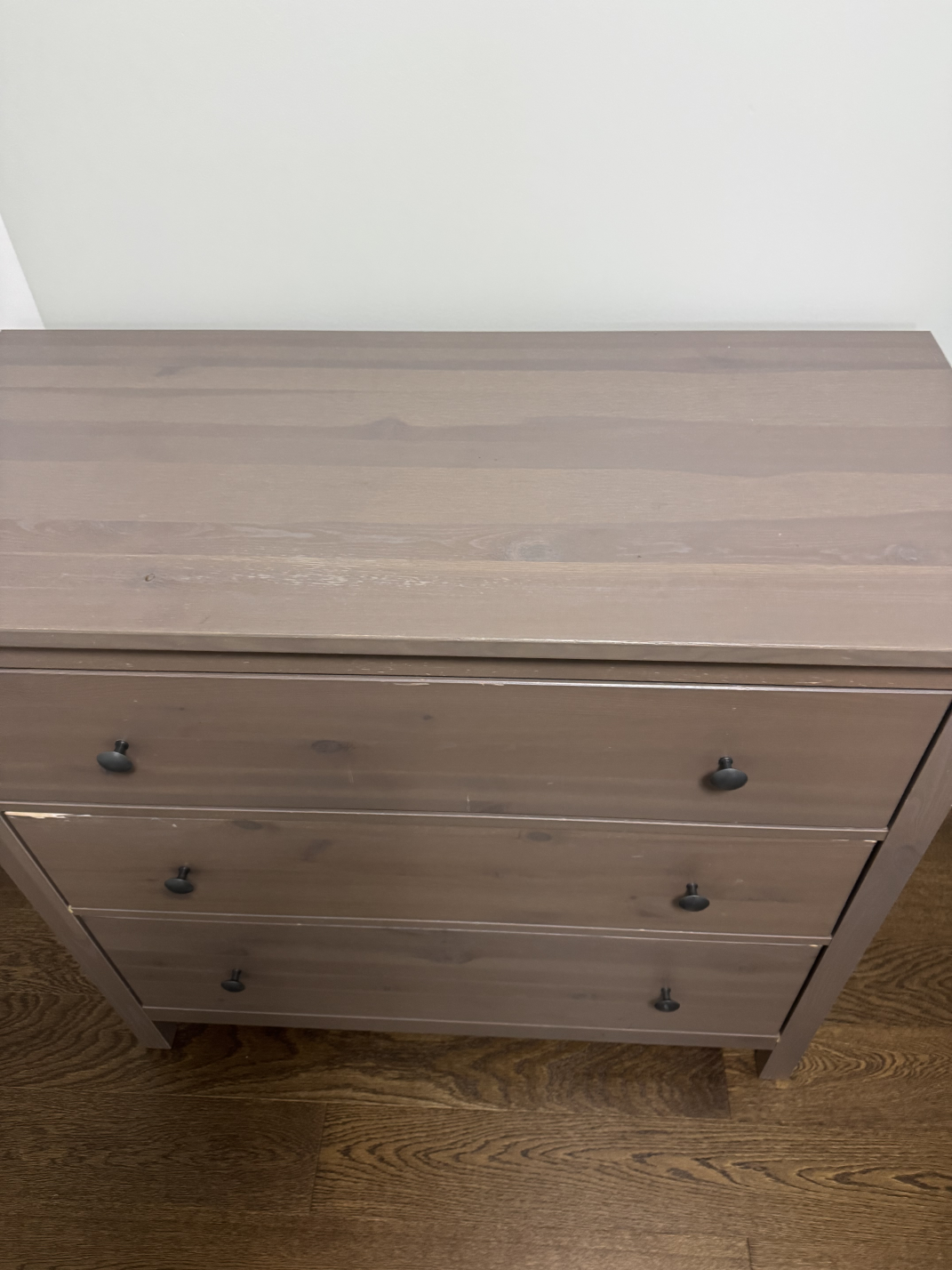 IKEA Hemnes 3-Drawer Chest - Brown/Grey - photo 2