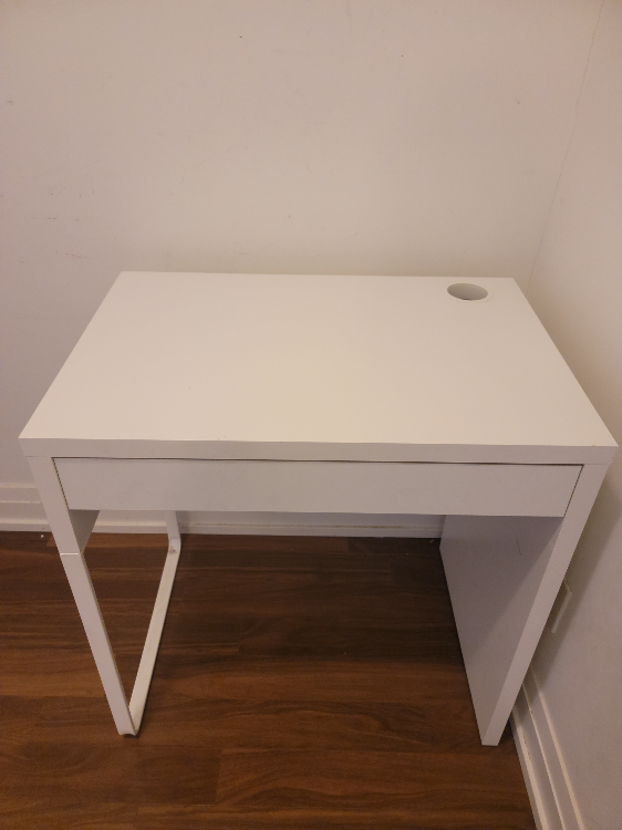 Ikea - White desk with drawer - photo 4