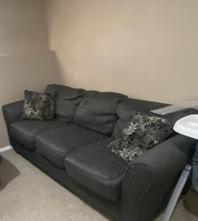 Dark Grey Couch - photo 2