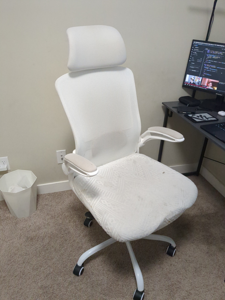 White Ergonomic Office Chair