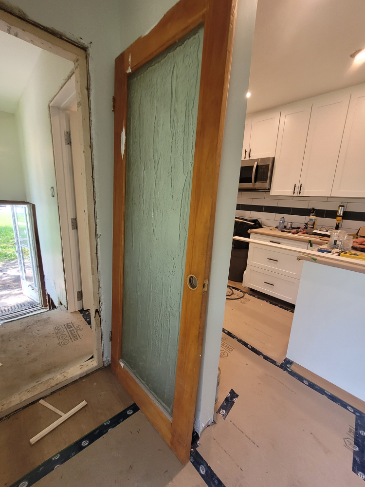 Wooden Door With Glass