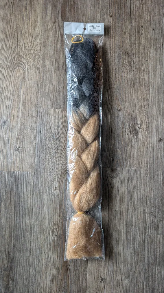 Brand NEW Ombre Braid Hair Extensions ‼️ 🖤🤎🧡💛 image indicator(2)