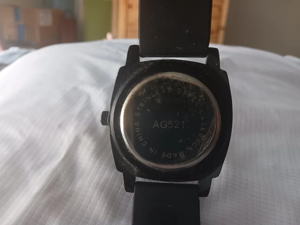 Black and Orange Chronograph Watch image indicator(3)