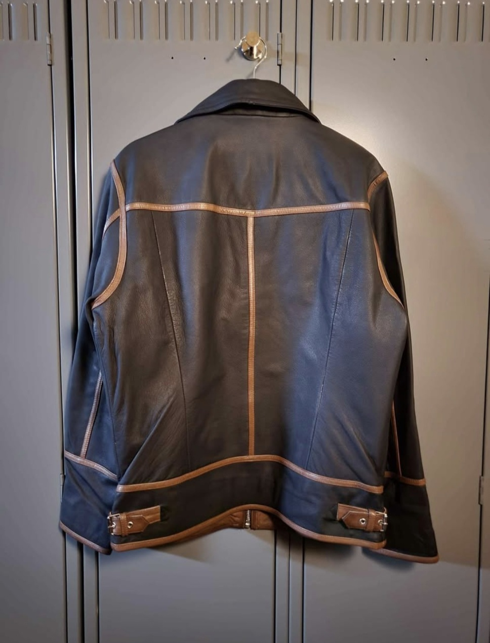 Exmore Leather Jacket - Size M - photo 2