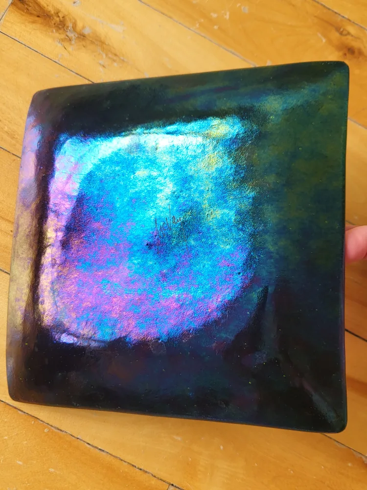 Iridescent Plate, by Artist Kurt McVay image indicator(3)