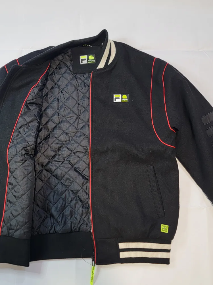 Black Bomber Fila  Jacket image indicator(9)