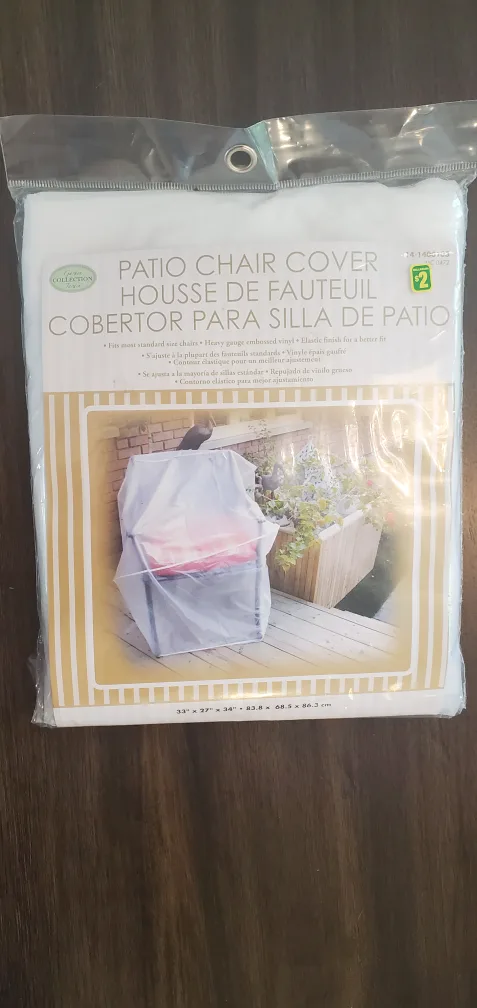#freecycle Patio Chair Cover - 33" x 27" x 34" thumbnail
