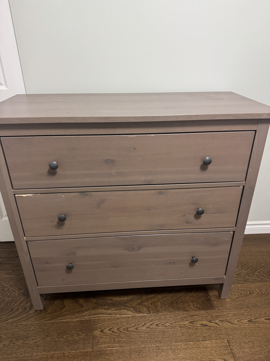 IKEA Hemnes 3-Drawer Chest - Brown/Grey