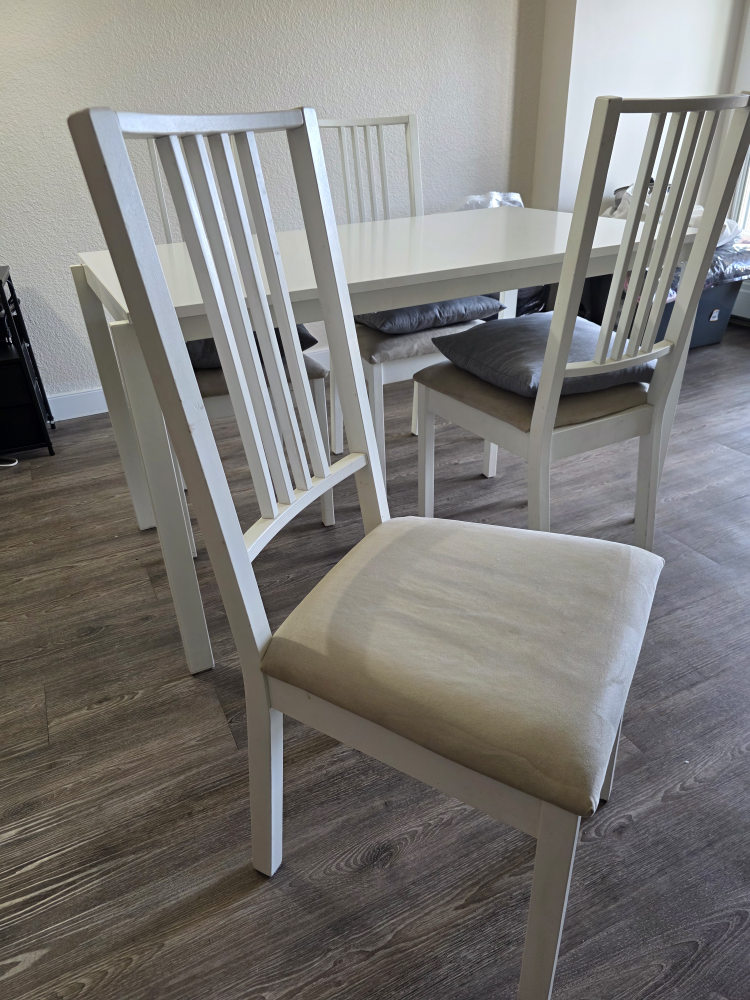 IKEA Dining Table with 4 Chairs - photo 3