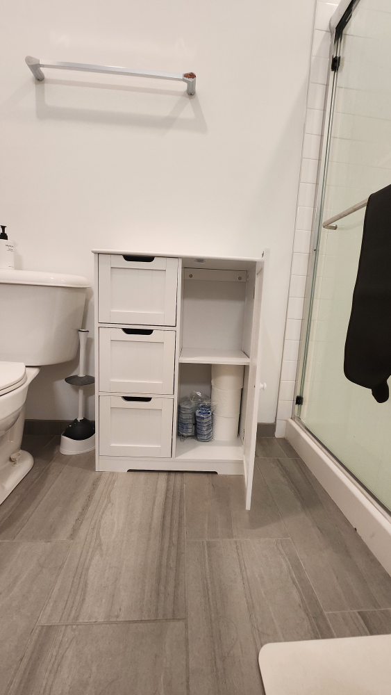 Bathroom Cabinet with Drawers and Shelves - photo 2