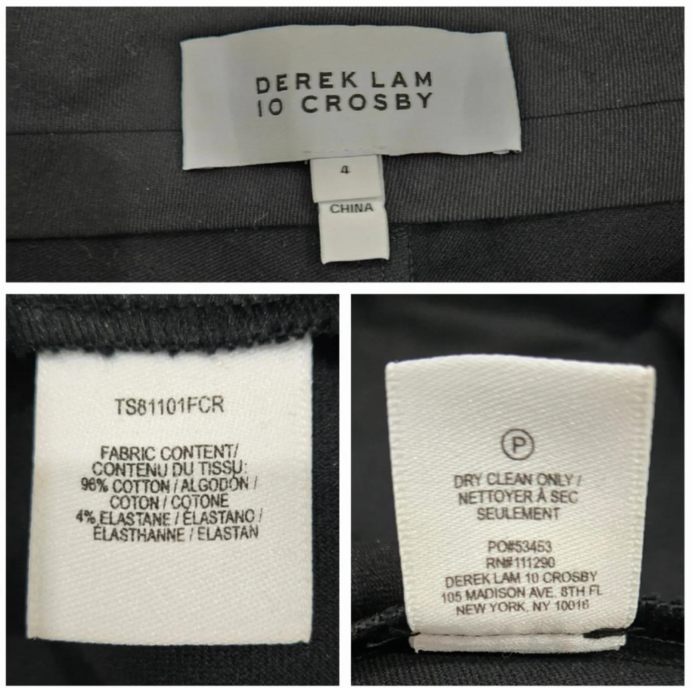 10 Crosby Derek Lam Cropped Flare Stretch-Cotton Trousers Size 4 image indicator(8)