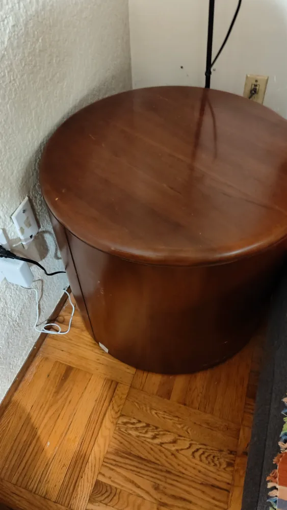 Round Wooden Side Table image indicator(3)