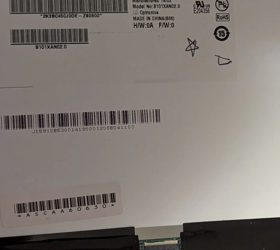 10.1" display screen for a Asus Transformer T100ta image indicator(2)