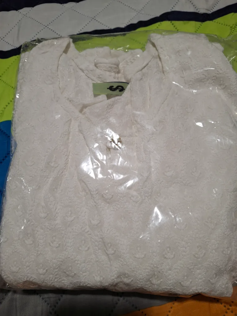 White Embroidered Kurta thumbnail