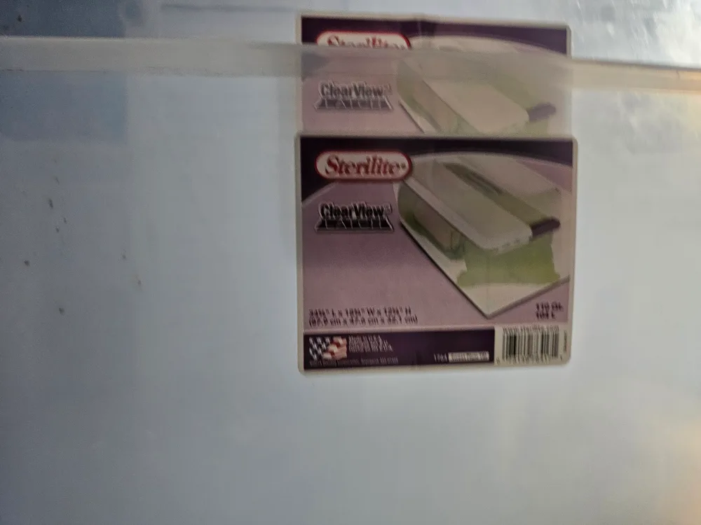 Sterilite ClearView Storage Box - 110 Qt thumbnail
