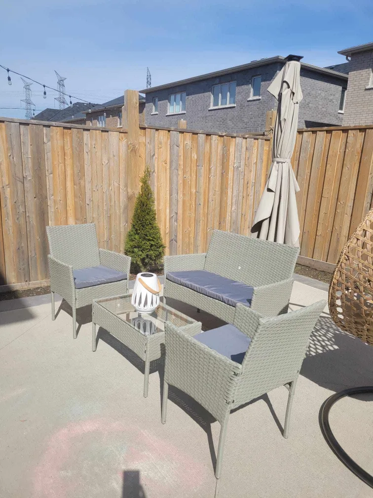 4pc Outdoor patio set for sale thumbnail