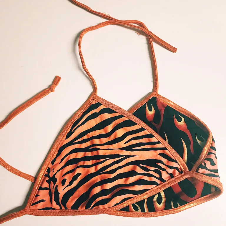 Unique Reversable Triangle Bikini Top thumbnail