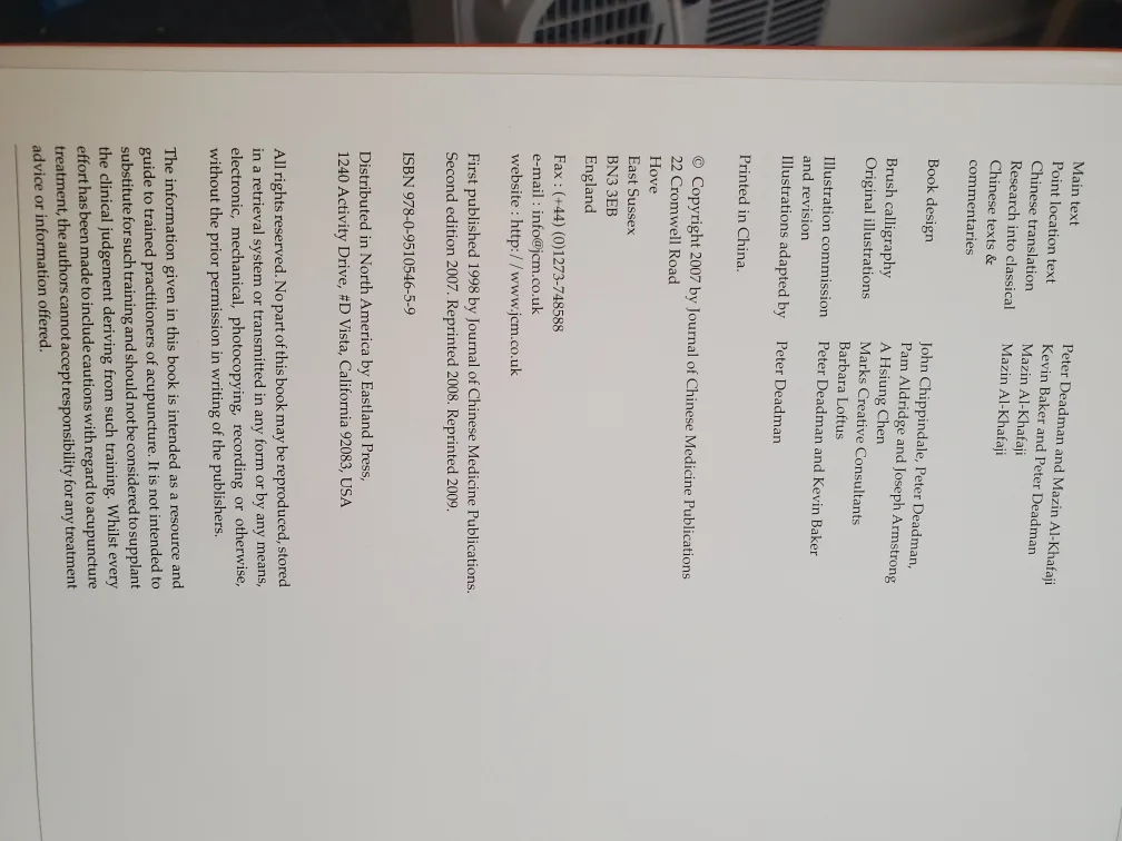 Manual of Acupuncture Book by Peter Deadman image indicator(8)