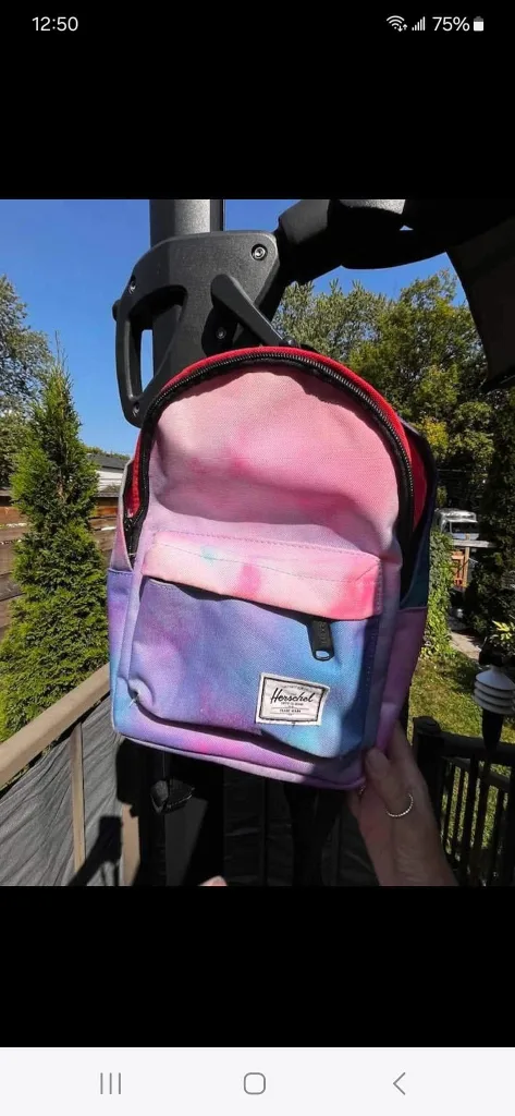 Herschel Mini Tie-Dye Backpack/Knapsack thumbnail