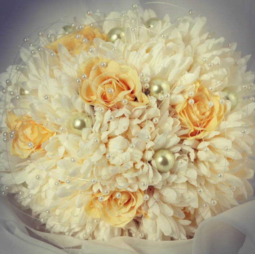 Wedding Bouquet - Yellow & White thumbnail