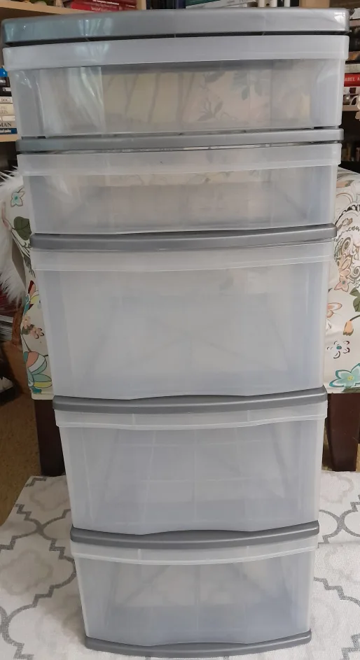 5-Drawer Plastic Storage Unit thumbnail