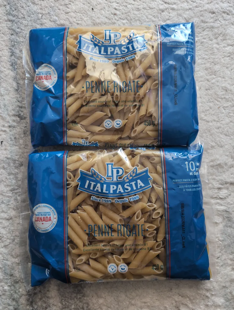 Three bags of Italpasta Penne Rigate thumbnail