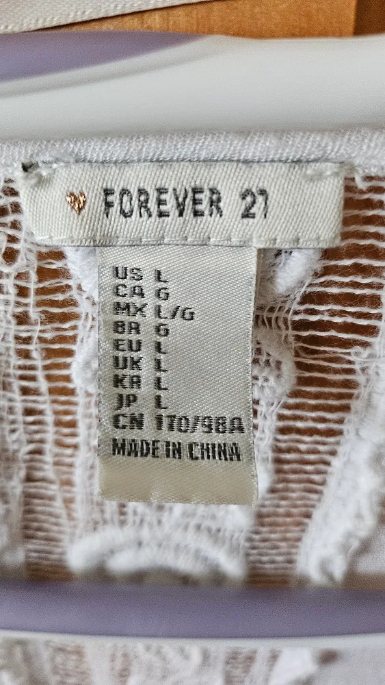 Forever 21 White Kimono #freecycle image indicator(2)