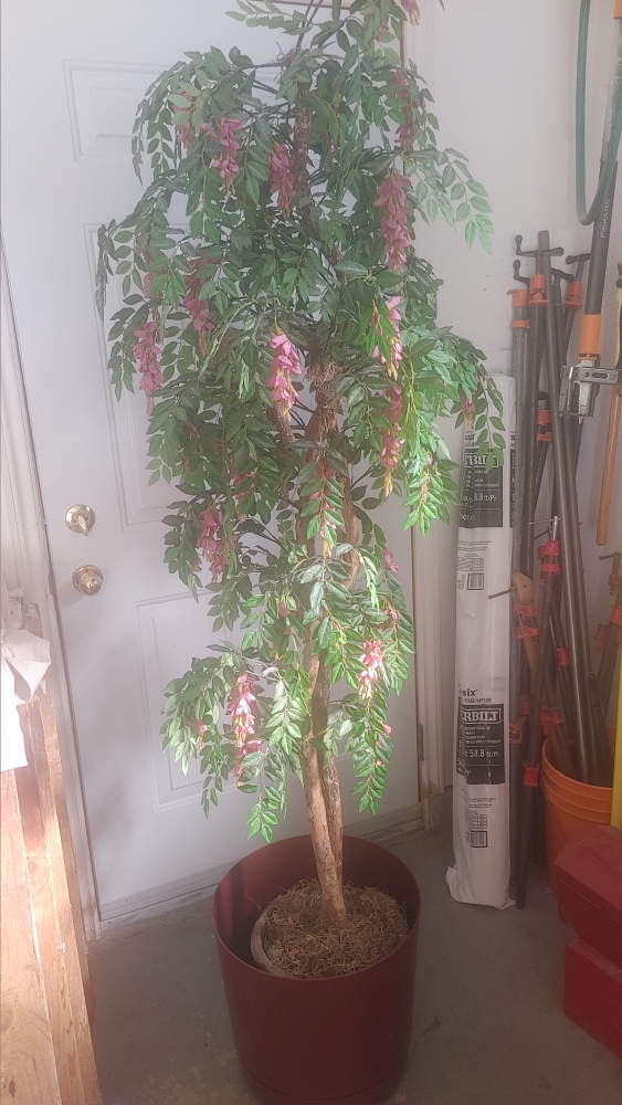 Artificial Wisteria Tree in Pot - photo 2