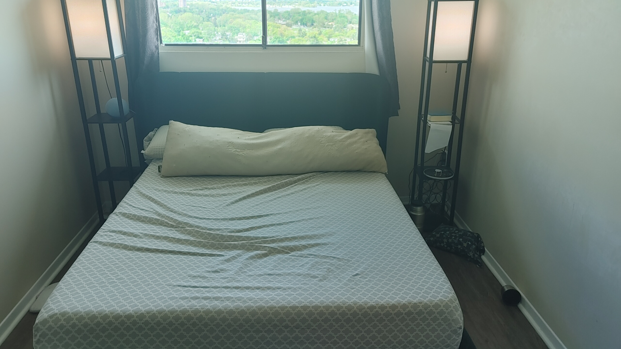 Dark Green Velvet Queen Bed Frame with Headboard IKEA TUFJORD