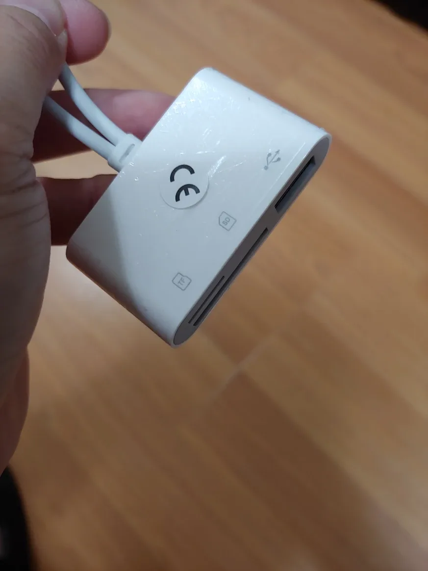 Card Reader iphone lightning USB C, TF MicroSD USB image indicator(4)