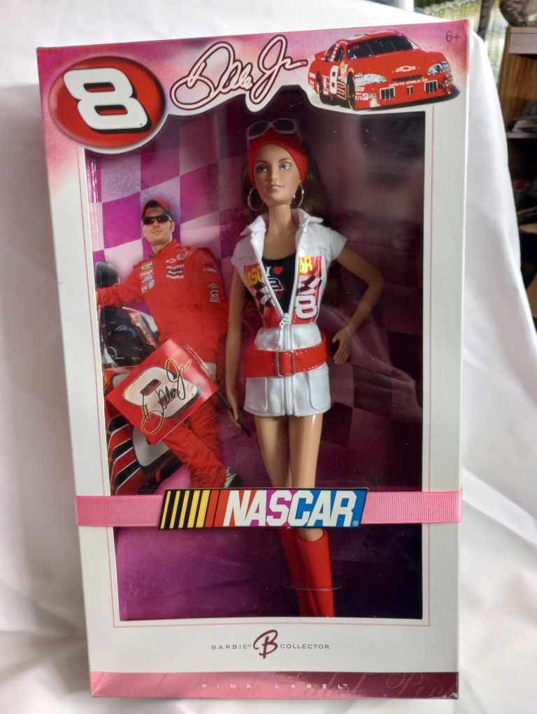 Dale Earnhardt Jr. NASCAR Barbie Doll (Pink Label)