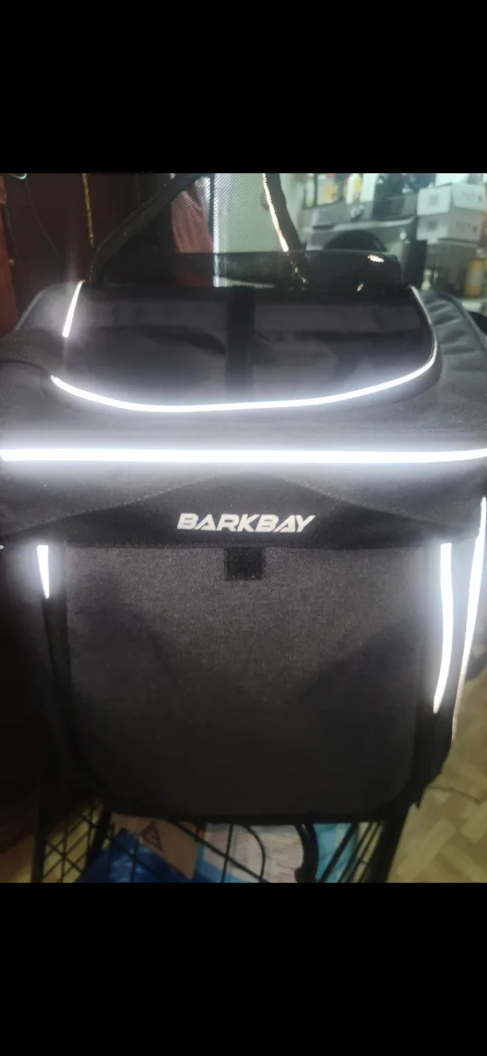 BARKBAY Dog Bike Basket Carrier - Black image indicator(6)