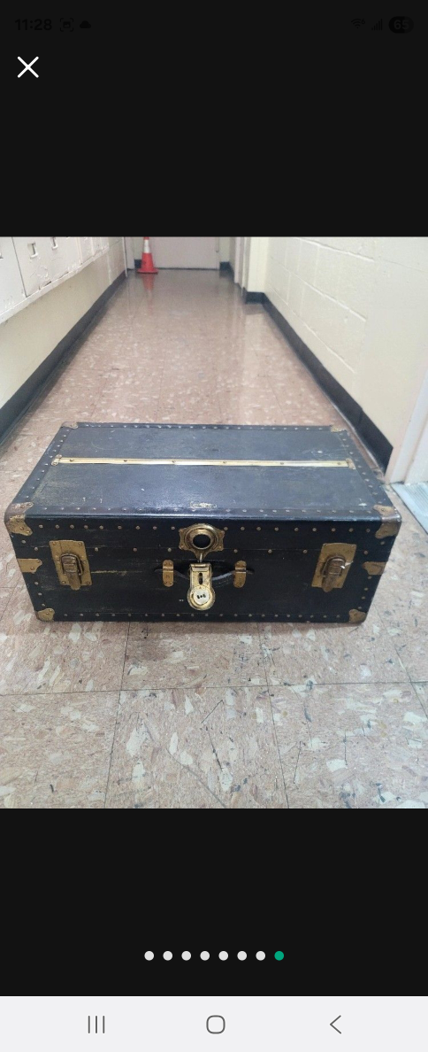 Vintage Black Trunk