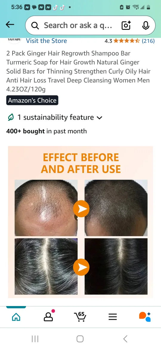 2 Pack Turmeric Coconut Oil Shampoo Bar New image indicator(3)